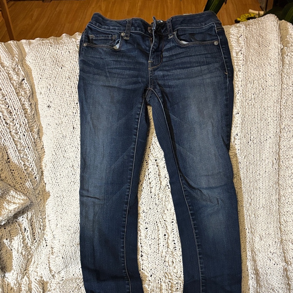 American Eagle Outfitters Dark Blue Skinny Jeans